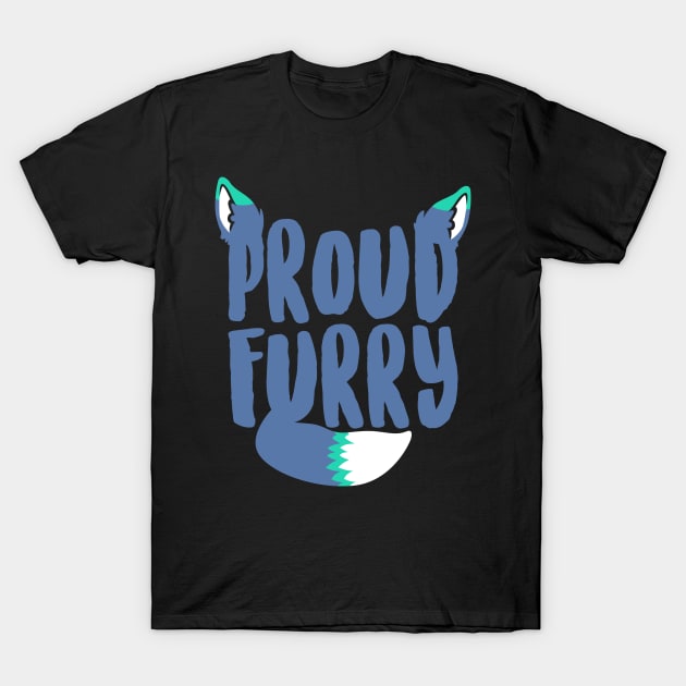 Proud Furry T-Shirt by Psitta